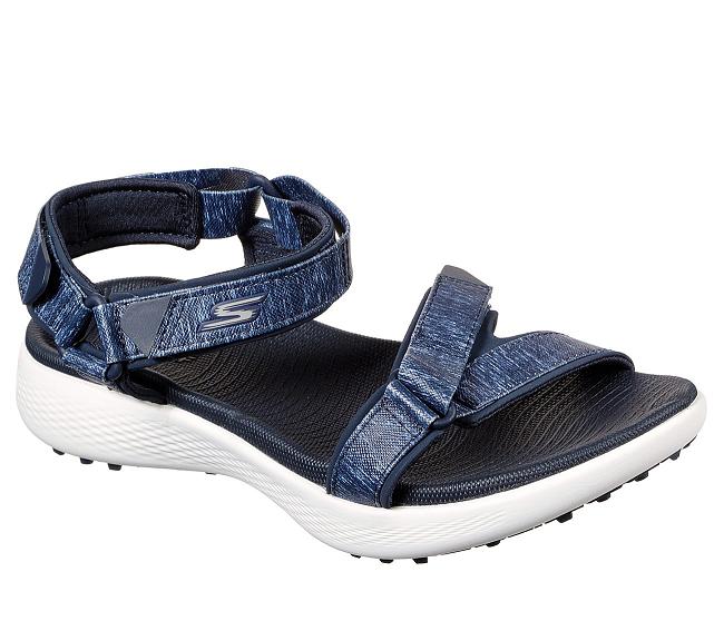 Zapatos de Golf Skechers Mujer - GO GOLF 600 Sandal Azul Marino HUTCW6894